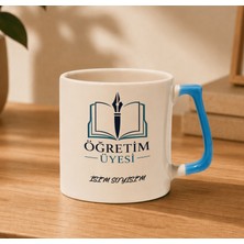 May Kupam Öğretim Görevlisi Tasarımlı Isimli Mavi Kupa Bardak