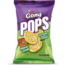 Eti Gong Pops Baharatlı Mısır Patlağı 80 G (6'li Paket)