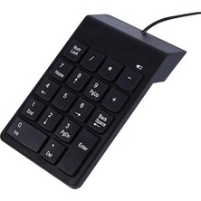 PX-1864 USB 2.0 Siyah Kablolu Numerik Klavye Keypad, USB Sayısal Tuş Takımı, Pc Laptop Notebook