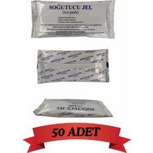 Fresh 50 Adet –soğutucu Jel Tekrar Kullanılabilir 250 ml Poşet | Buz Aküsü | Soğuk Zincir