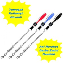 Nunbell Kuvvetli Büyük Irk Için Soft Darbe Emici Yaylı Köpek Gezdirme Tasması 4mm-64 cm