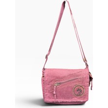 Old Cotton Cargo Kumaş Postacı Omuz Çantası Unisex Robbie Bag Bordo Küçük Çapraz