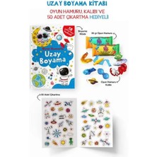 Blueb Uzay Boyama Kitabı - Oyun Hamurlu - 3 Yaş +