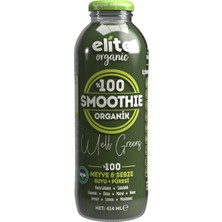Elite Naturel Elite Organik Smoothie Well Greens 414 ml (3'li Paket)