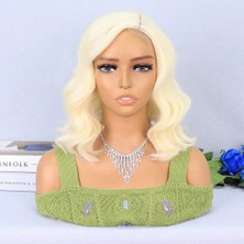 Blueb Platin Yan Tül Peruk