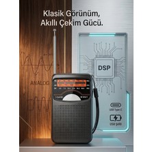 Dexxony Şarjlı Cep Radyosu - Fm Radyo, Deprem Radyosu Taşınabilir Küçük Radyo (Videolu Ürün)