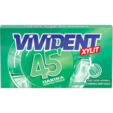 Vivident 45DK Cüzdan Yeşil Naneli Sakız 26 G (6'li Paket)