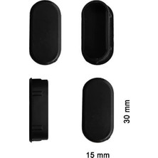 Blueb Oval Profil Iç Tapa 15X30 mm 4 Adet
