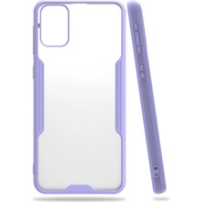 DS LLC Samsung Galaxy M31 Kılıf Platin Silikon - Lila