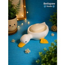 Betispaw Studio Ördek Sabunluk Sevim Banyo Aksesuarı
