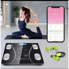 Woodhub Pratik Dijital Akıllı Vücut Ölçüm Baskülü, Sağlıklı Yaşam Için Ideal