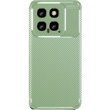 Hayat Store Xiaomi Mi 14T Kılıf Auto Focus Karbon Kapak - Su Yeşili