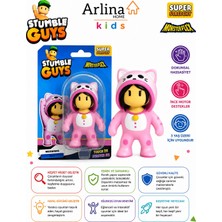 Arlina Home Kids Stumble Guys  Esnek Fiğür Oyuncak Meowmer