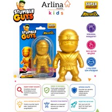 Arlina Home Kids Stumble Guys  Esnek Fiğür Oyuncak Golden Sensei