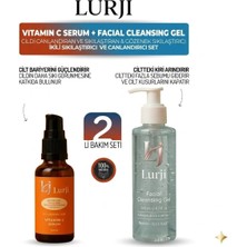 Lurji 2’li Cilt Bakım Seti C Vitamini Serum + Yüz Temizleme Jeli – Gözenek Arındırıcı ve Canlandırıcı