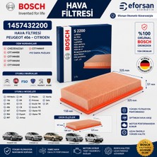 Bosch Orijinal 1457432200 25062261 Hava Filtresi Peugeot Citroen Uyumlu