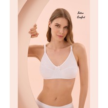 Intive Lingerie Nbb %100 Pamuk Balensiz Desteksiz Günlük Kullanım Kalın Askılı Sütyen (75-110 Beden Aralığı)