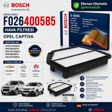 Bosch Orijinal F026400585 22745824 Hava Filtresi Opel Chevrolet Uyumlu