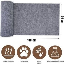 Pet Kediler Için Yapışkanlı Tırmalama Halısı 100X30 Cm-Karışık Renk