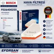 Bosch Orijinal F026400255 30741485 Hava Filtresi Volvo Uyumlu
