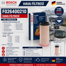 Bosch Orijinal F026400210 2V5121040 Hava Filtresi Man Uyumlu