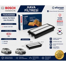 Bosch Orijinal F026400060 2811307100 Hava Filtresi Kia Uyumlu