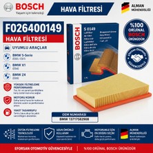 Bosch Orijinal F026400149 13717582908 Hava Filtresi Bmw Uyumlu