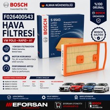 Bosch Orijinal F026400543 6C0129620D Hava Filtresi Volkswagen Uyumlu