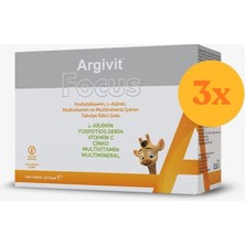 Argivit Focus 30 Saşe - 3 Adet (Toplam 90 Saşe)