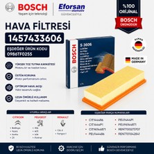 Bosch Orijinal 1457433606 144486 Hava Filtresi Renault Citroen Peugeot Uyumlu