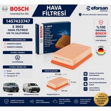 Bosch Orijinal 1457433747 074129620 Hava Filtresi Volkswagen Uyumlu