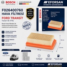 Bosch Orijinal F026400760 1822004 Hava Filtresi Ford Uyumlu