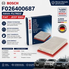 Bosch Orijinal F026400687 52080841 Hava Filtresi Fiat Jeep Uyumlu