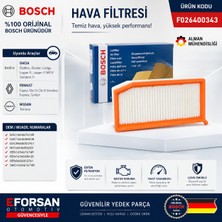 Bosch Orijinal F026400343 165467674R Hava Filtresi Renault Uyumlu