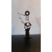 Figür Bende Kakashi Hatake Kunai Dekoru | Naruto Anime Figürü | 23 cm Anime Hediyelik Dekor Figür Koleksiyonluk