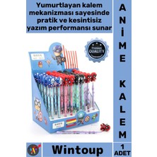 Wintoup #kalem Özel Tasarım 17 cm Çocuk Okul Ofis Ders Not Koleksiyonluk Kahraman Figürlü Yumurtlayan Kalem
