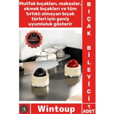 Wintoup #bıçakbileyici Mutfak Şef Makas Ekmek Keskinleştirici Pratik Güvenli Vantuzlu Bıçak Bileme Aparatı