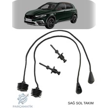Parçamatik Fiat Tipo Egea Cross Hb Bagaj Pandizot Askı Ipi ve Klips Takımı Sağ Sol Set Hatchback Uyumlu