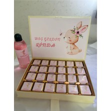 Burc Design Gift Kişiye Özel Isimli Hoş Geldin Bebek Çikolatası 48 Adet