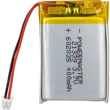 EstoreBox Powermaster 602035 3.7 Volt 400 Mah Lityum Polimer Pil