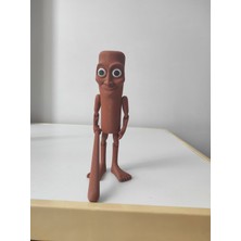 Figür Bende Tung Tung Tung Sahur Flexi Figür – 20 cm Hareketli 3D Baskı Koleksiyon ve Masaüstü Dekoru