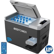 EstoreBox Acopower V28 12/24/220VOLT 28LITRE Kompresörlü Outdoor Oto Buzdolabı (Akü Dahil Değildir)