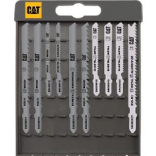 EstoreBox Cat DA06903 10 Parça Profesyonel Metal/ahşap Hassas/kaba Kesim Dekupaj Testere Ucu