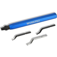 EstoreBox Workpro WP309010 Profesyonel Çapak Temizleme Kalemi + 3 Parça Bıçak