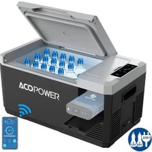 EstoreBox Acopower V18 12/24/220VOLT 18LITRE Kompresörlü Outdoor Oto Buzdolabı (Akü Dahil Değildir)