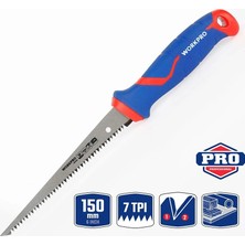 EstoreBox Workpro WP215016 150MM Hızlı Kesim Profesyonel Alçıpan Testeresi