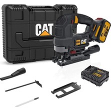 EstoreBox Cat DX51 18VOLT/4.0AH Li-Ion Tek Akülü Profesyonel Kömürsüz Dekupaj Testere