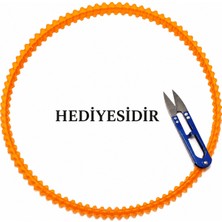 Ev Tipi Singer Dikiş Makine Motor Kayışı ve Metal makas (Çift Tarafı Tırtıklı) Fayla