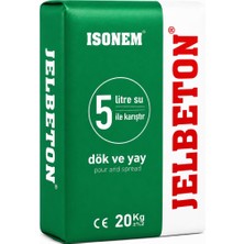Isonem Kendiliğinden Yayılan Jelbeton 20 kg Yeşil