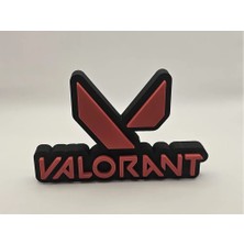 Figür Bende Valorant Masaüstü Logo Dekoru – 16 x 10 cm